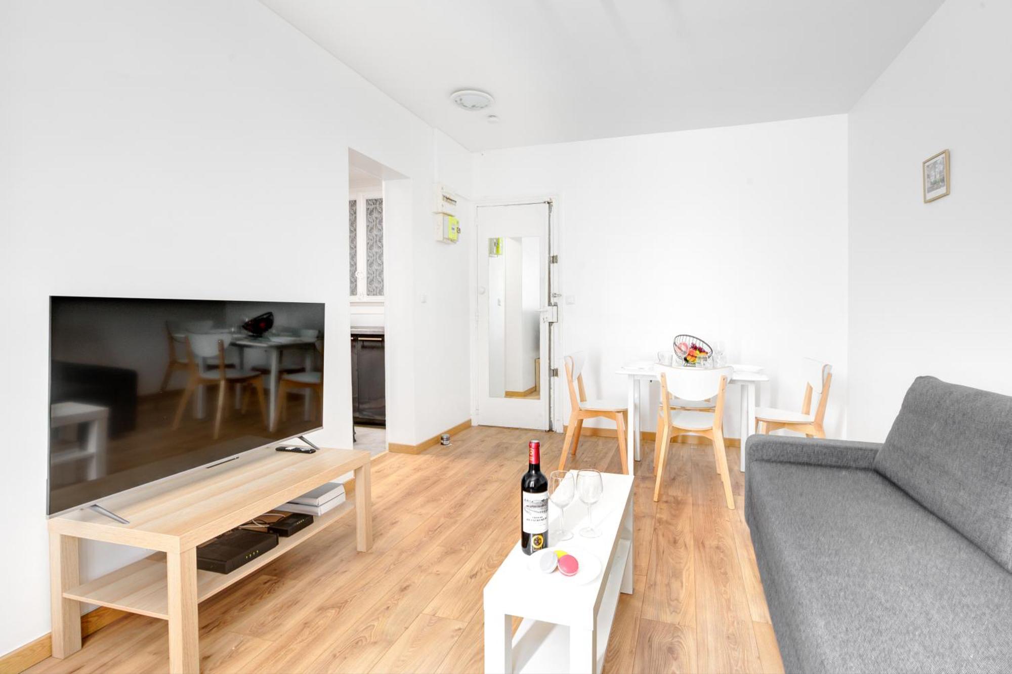 4 Personnes Charmant Appartement Paris 13Eme Bagian luar foto
